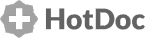 HotDoc Logo: A trusted company that uses Weploy's on-demand staff to scale hiring