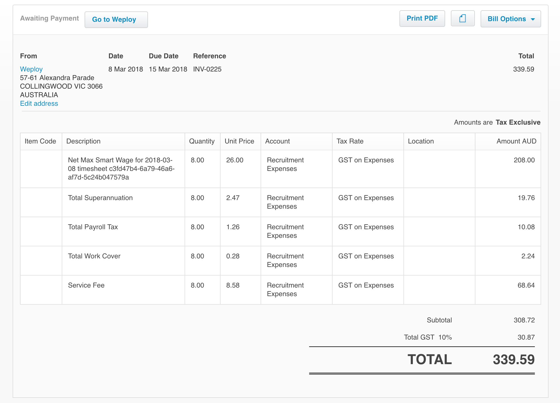 weploy-invoice-on-xero