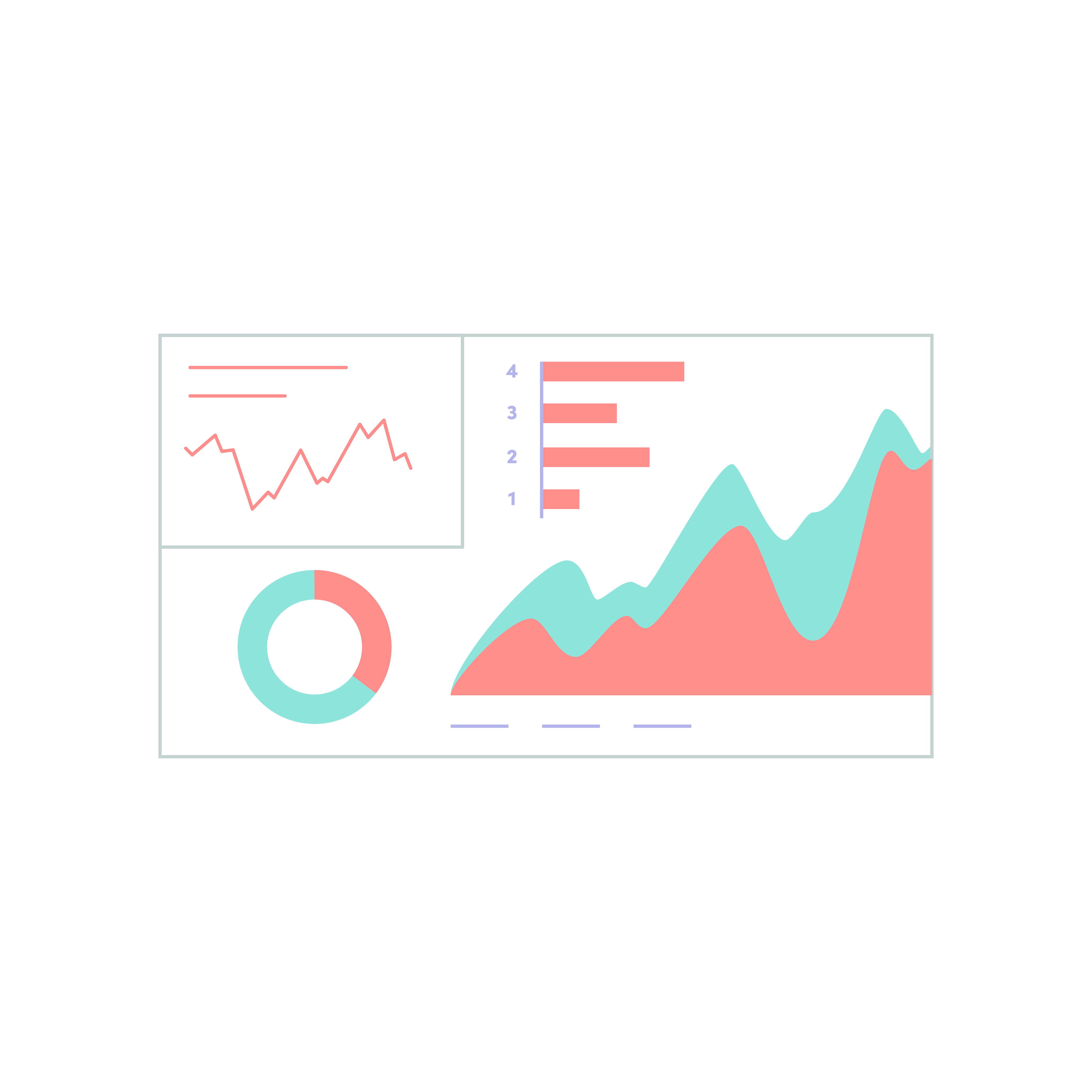 Charts and Graphs - Weploy Illustrations 2020